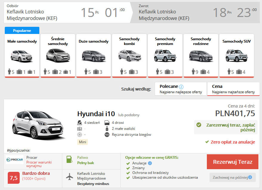 Islandia auto