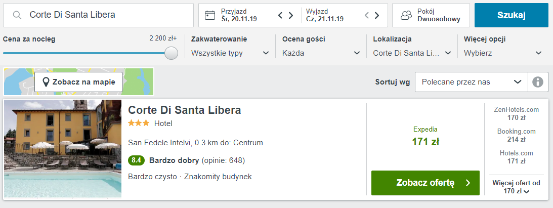 Włochy noclegi