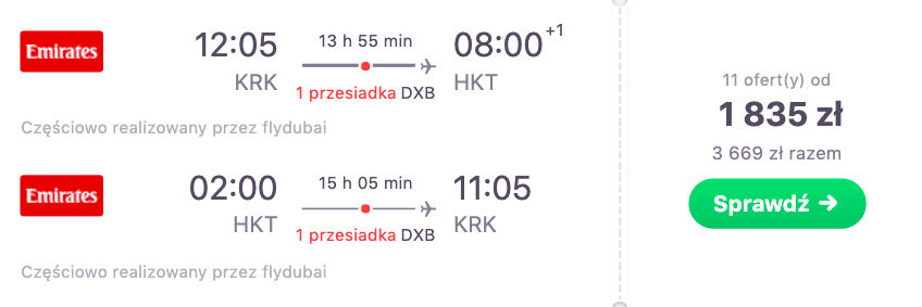 zarezerwuj loty na phuket