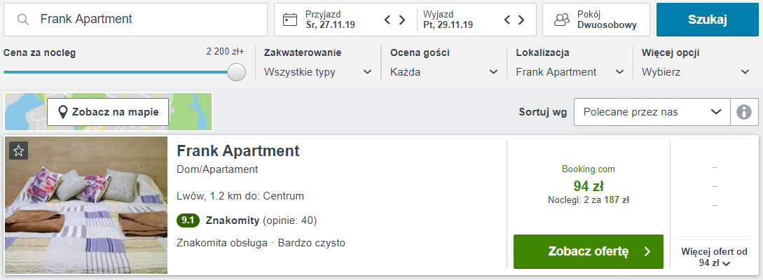 Lwów apartament
