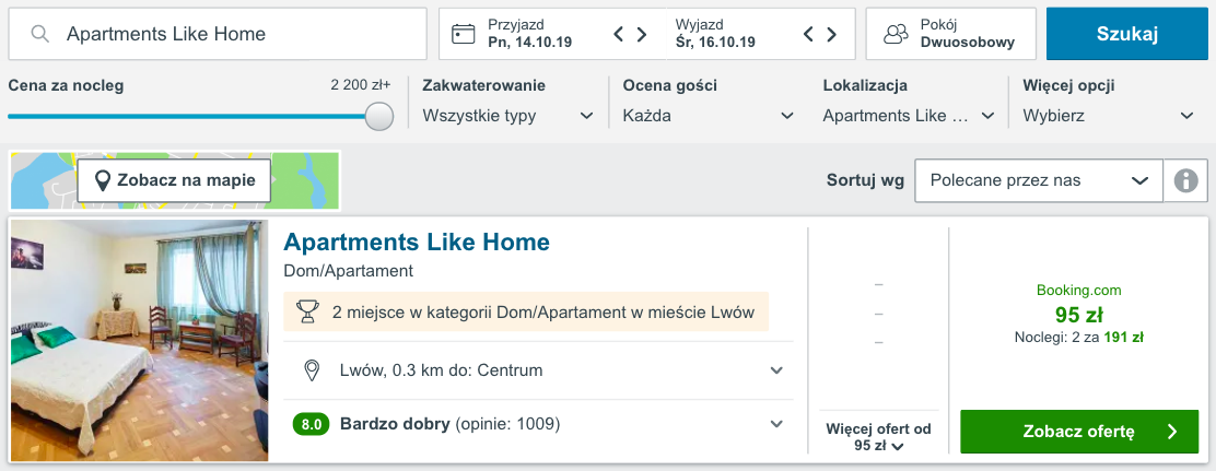 zarezerwuj hotel we lwowie
