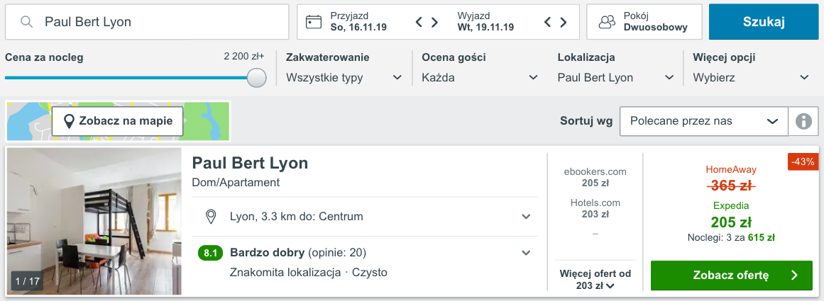 zarezerwuj hotel w lyonie