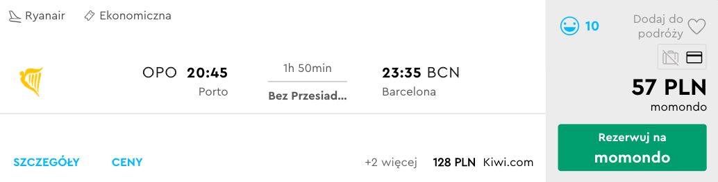 zarezerwuj loty do barceony
