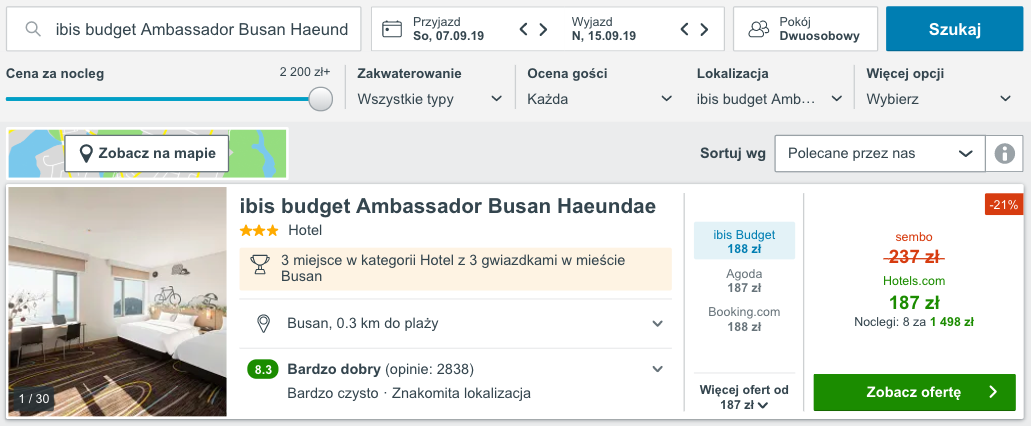 zarezerwuj hotel w pisan