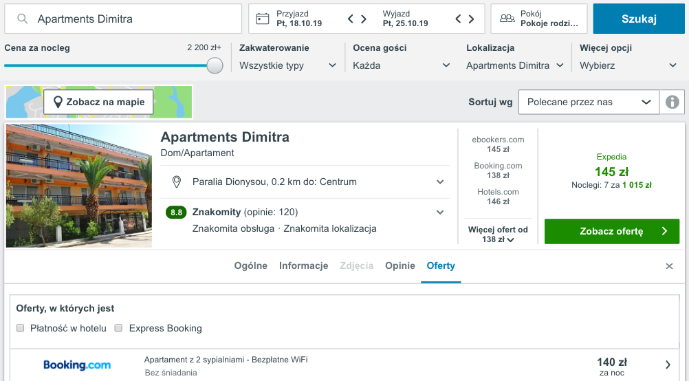 zarezerwuj hotel w salonikach