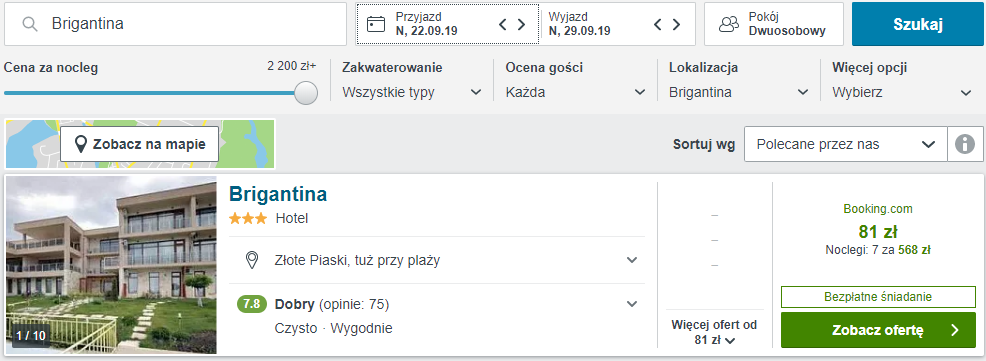rezerwacja hotelu