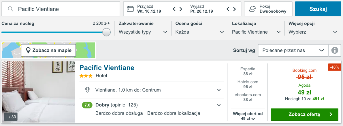 zarezerwuj hotel w wientian