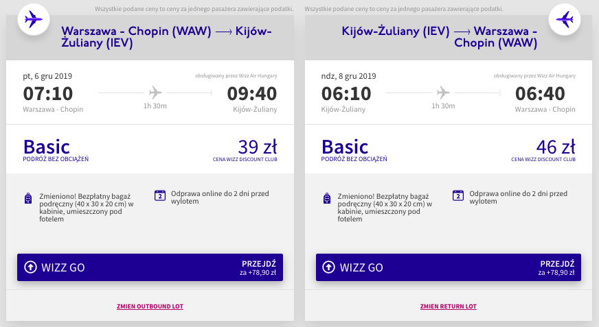 zarezerwuj loty do kijowa