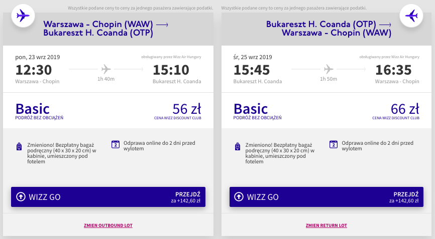 zarezerwuj loty dobukaresztuu