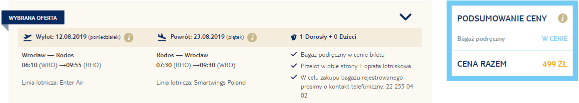 rezerwacja lotów