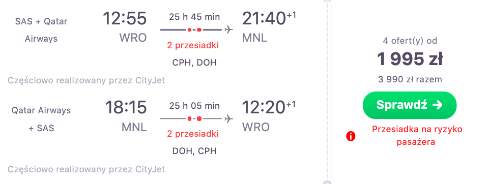 zarezerwuj loty do manili