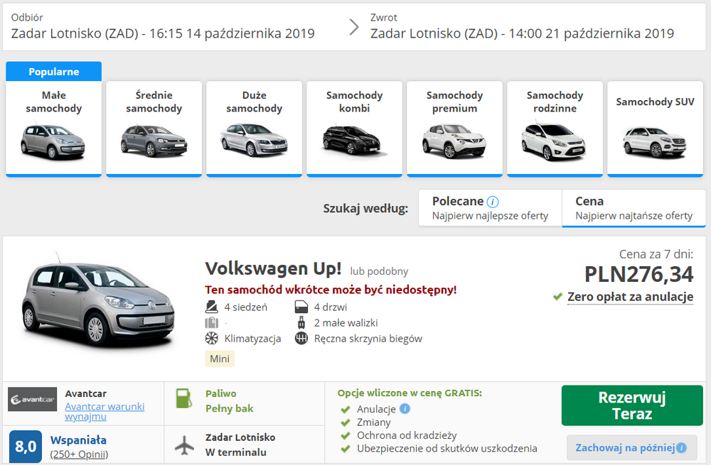 auto zadar
