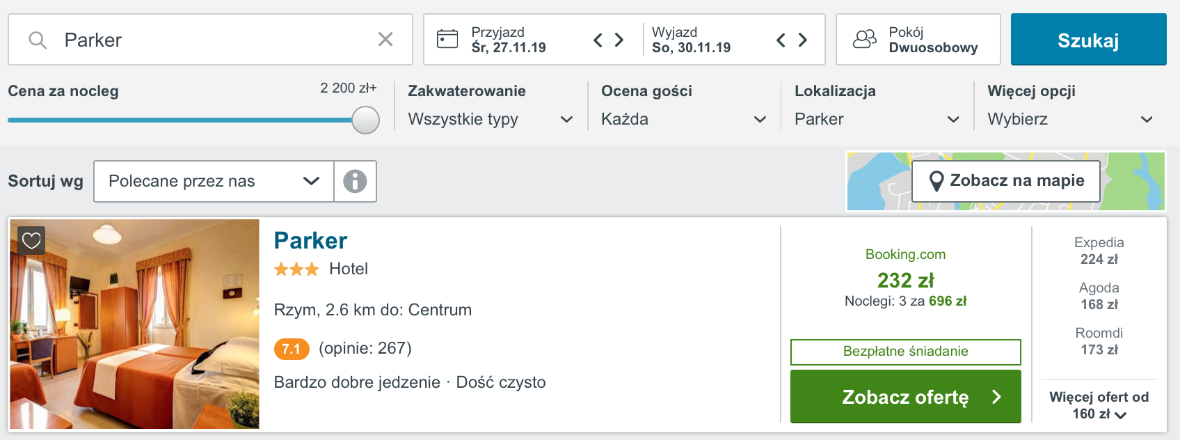 nocleg rzymski