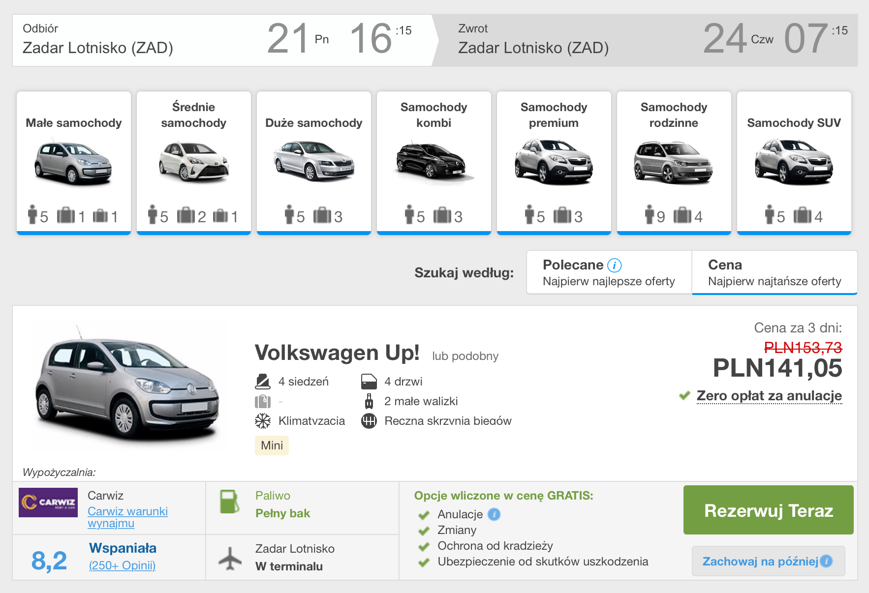 auto zadar