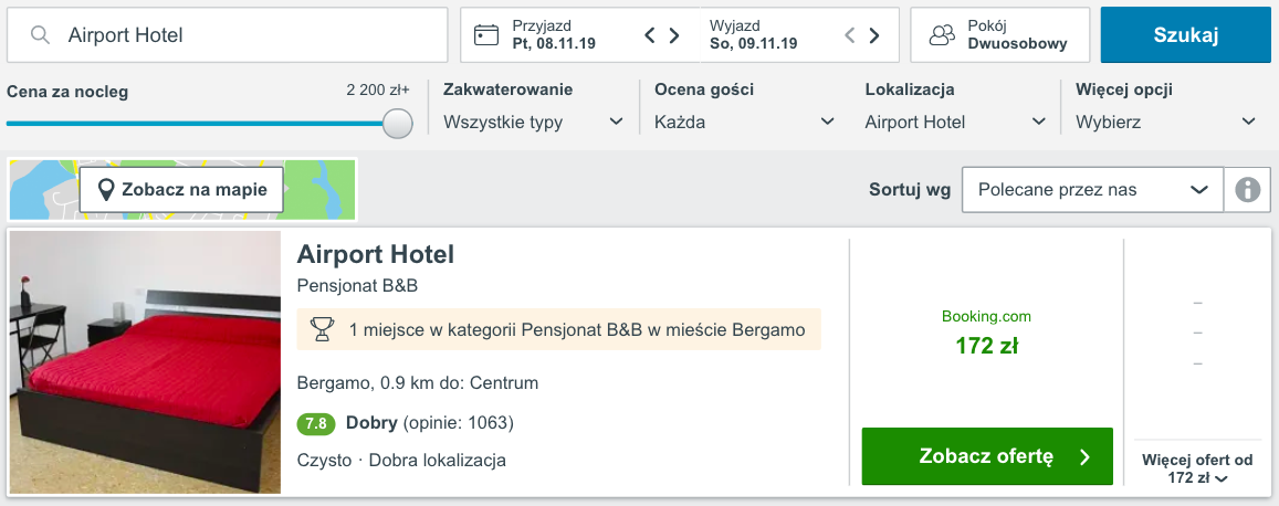 zarezerwuj hotel w bergamo