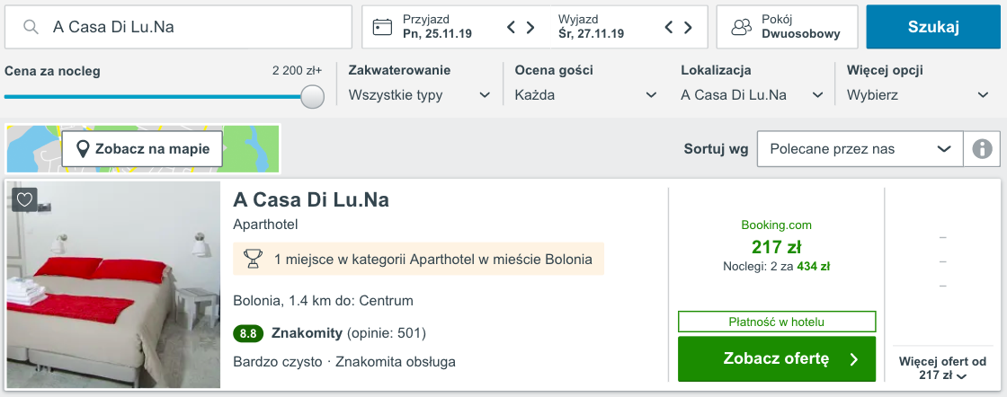 zarezerwuj hotel w bolonii
