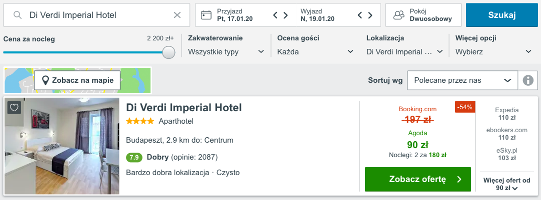 zarezerwuj hotel w budapeszcie