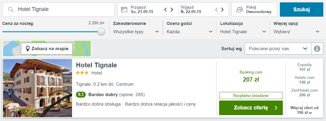 Włochy noclegi