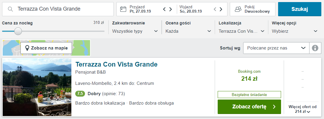 Włochy noclegi