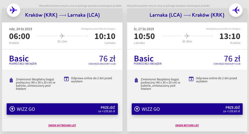 zarezerwuj loty do larnaki