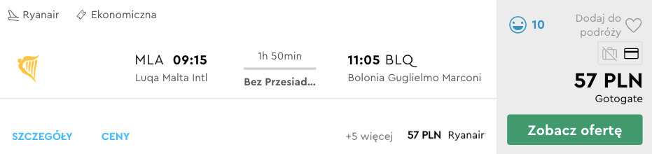 zarezerwuj loty do bolonii