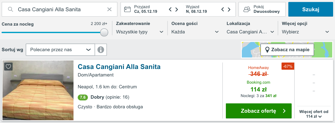 zarezerwuj hotel w neapolu