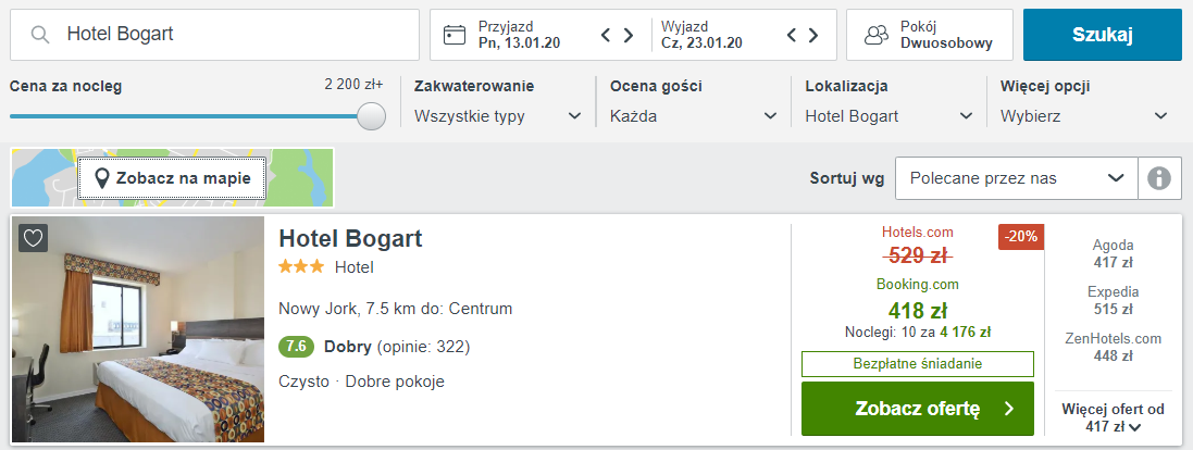 Nowy Jork hotel