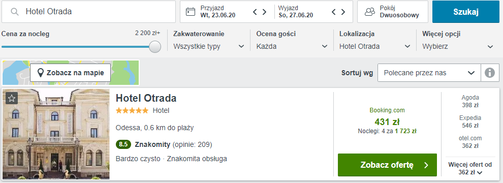 rezerwacja hotelu