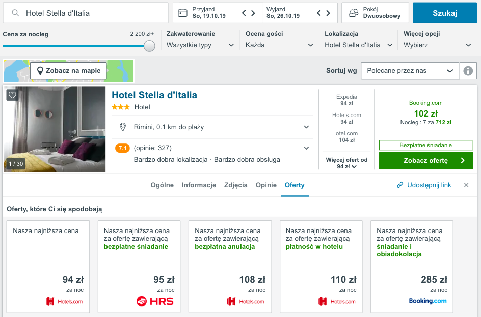 zarezerwuj hotel w rimini