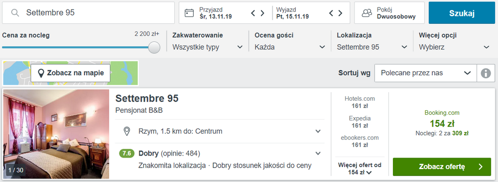noclegi rzym