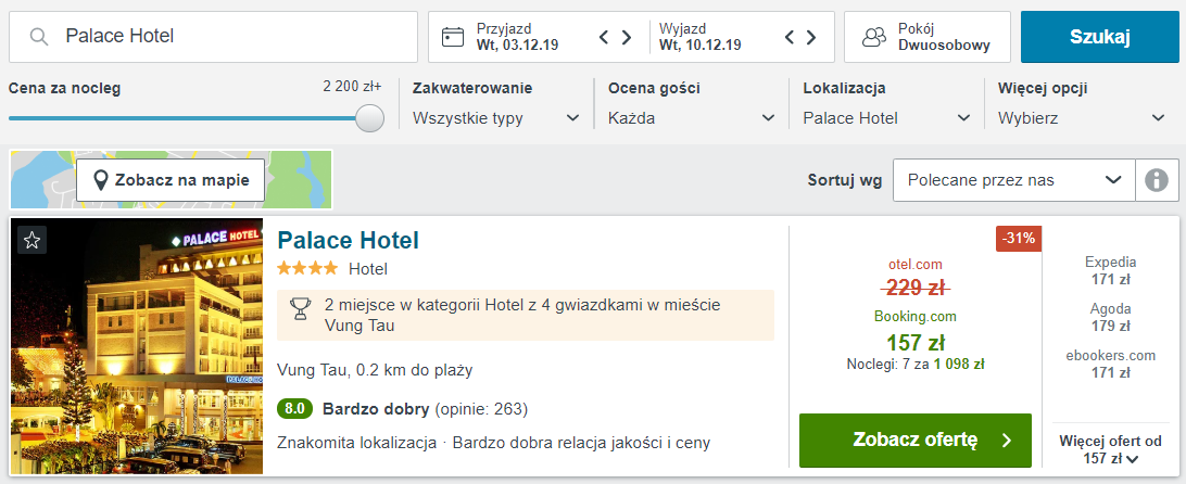 Hotel w Wietnamie