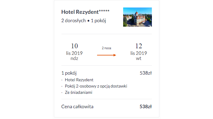 rezerwacja hotelu