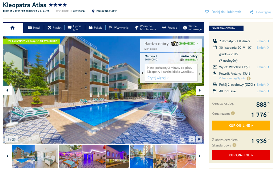 zarezerwuj wczasy w turcji