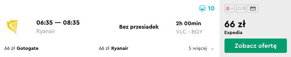 zarezerwuj loty do bergamo
