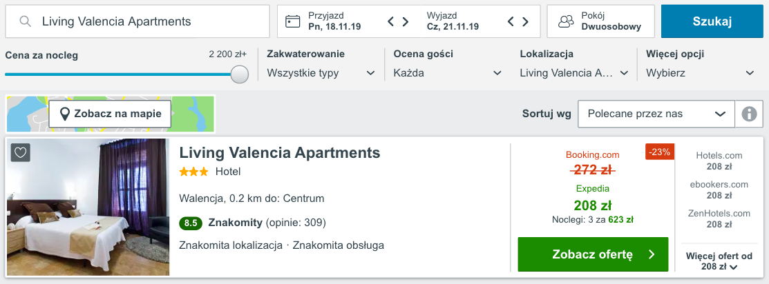 zarezerwuj hotel w walecnji