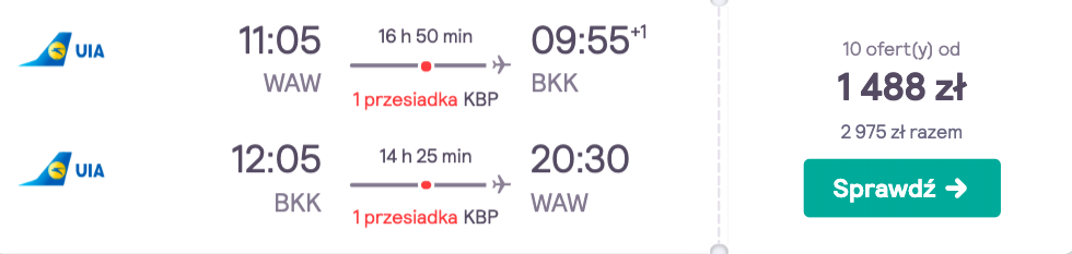 zarezerwuj loty do bangkoku