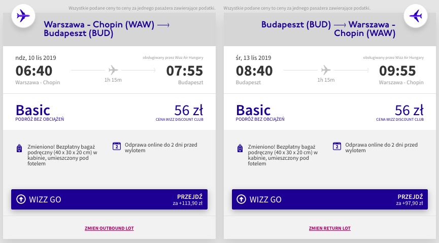 zarezerwuj loty do budapesztu