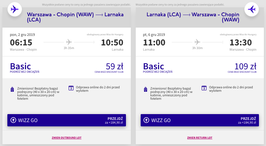 zarezerwuj loty na cypr