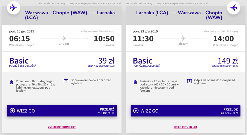 zarezerwuj loty na cypr
