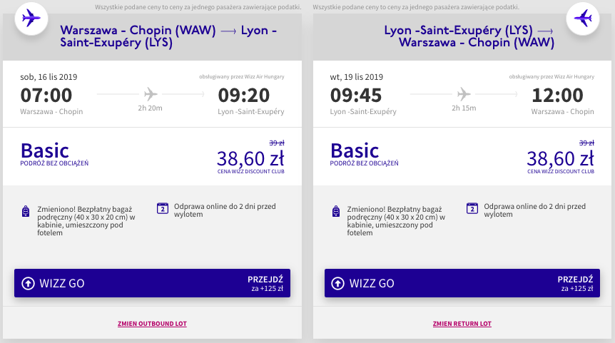 zarezerwuj loty do lyonu