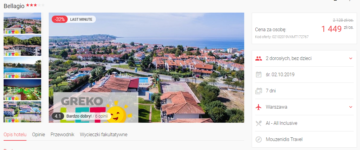 Rezerwacja wczasów