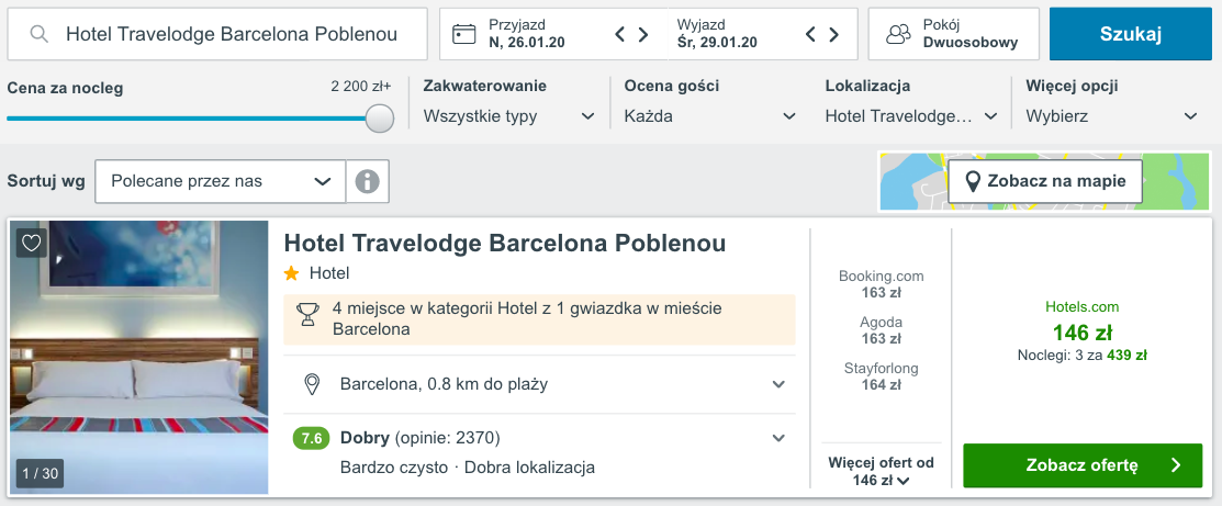 zarezerwuj hotel w barcelonie