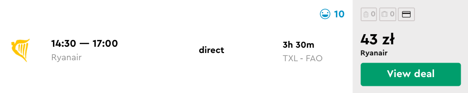 zarezerwuj loty do faro