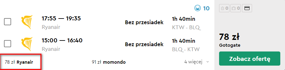Bolonia z Katowic