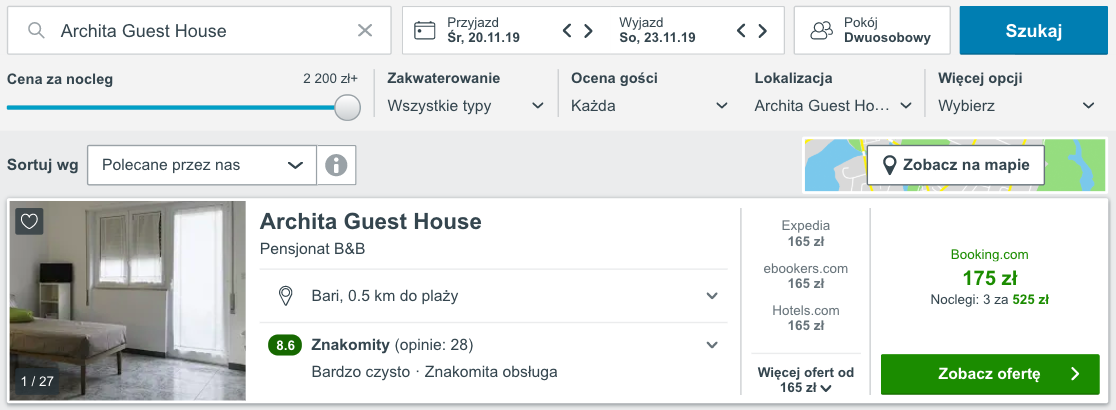 zarezerwuj hotel w bari
