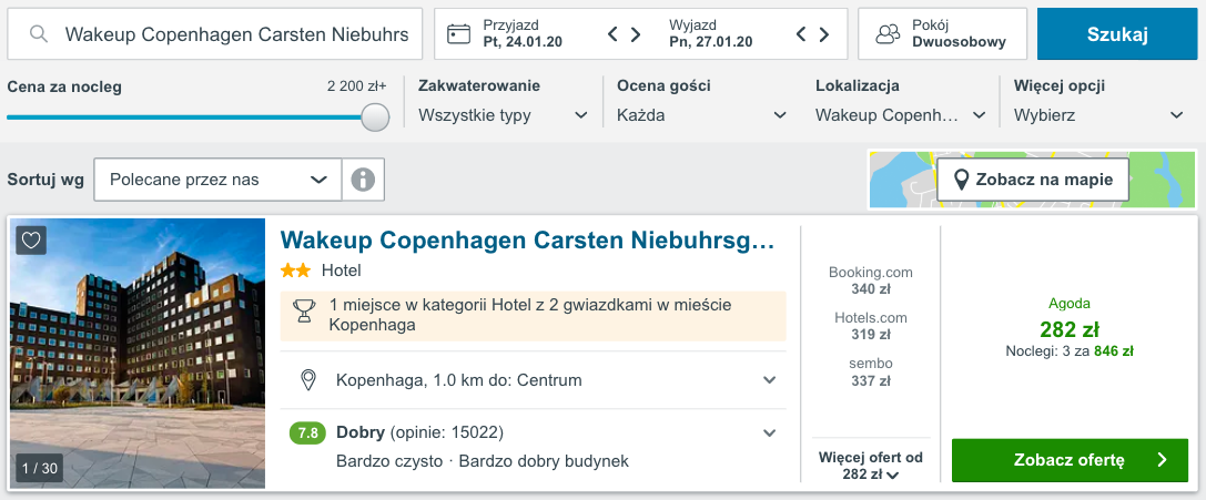 zarezerwuj hotel w kopenhadze