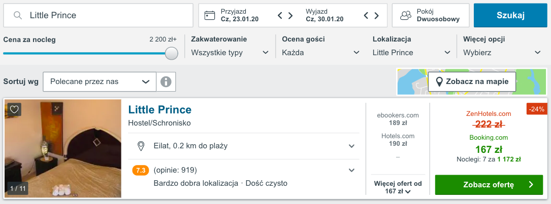 zarezerwuj hotel w ejlacie