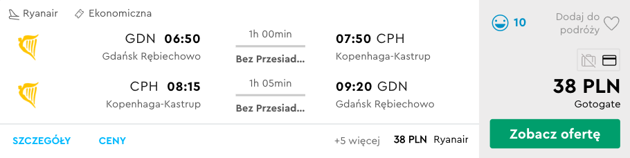 zarezerwuj oty do kopenhagi