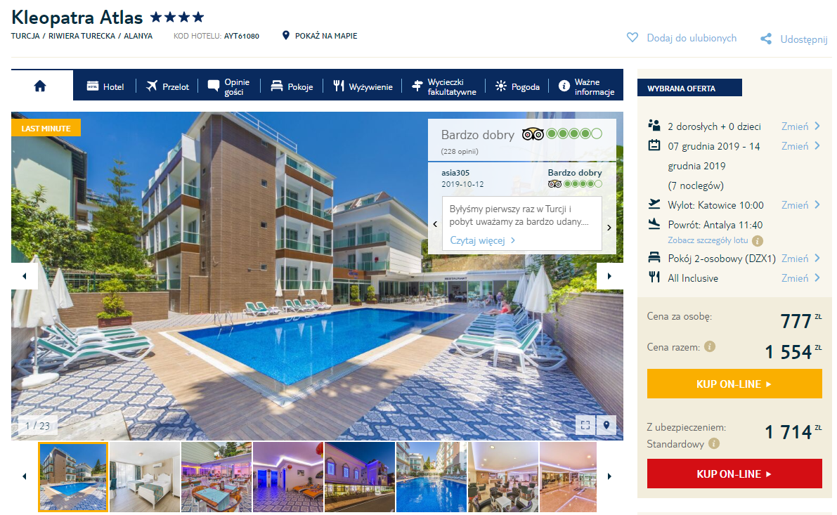 Turcja hotel