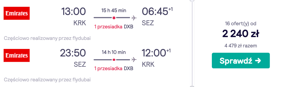 zarezerwuj loty na seszele